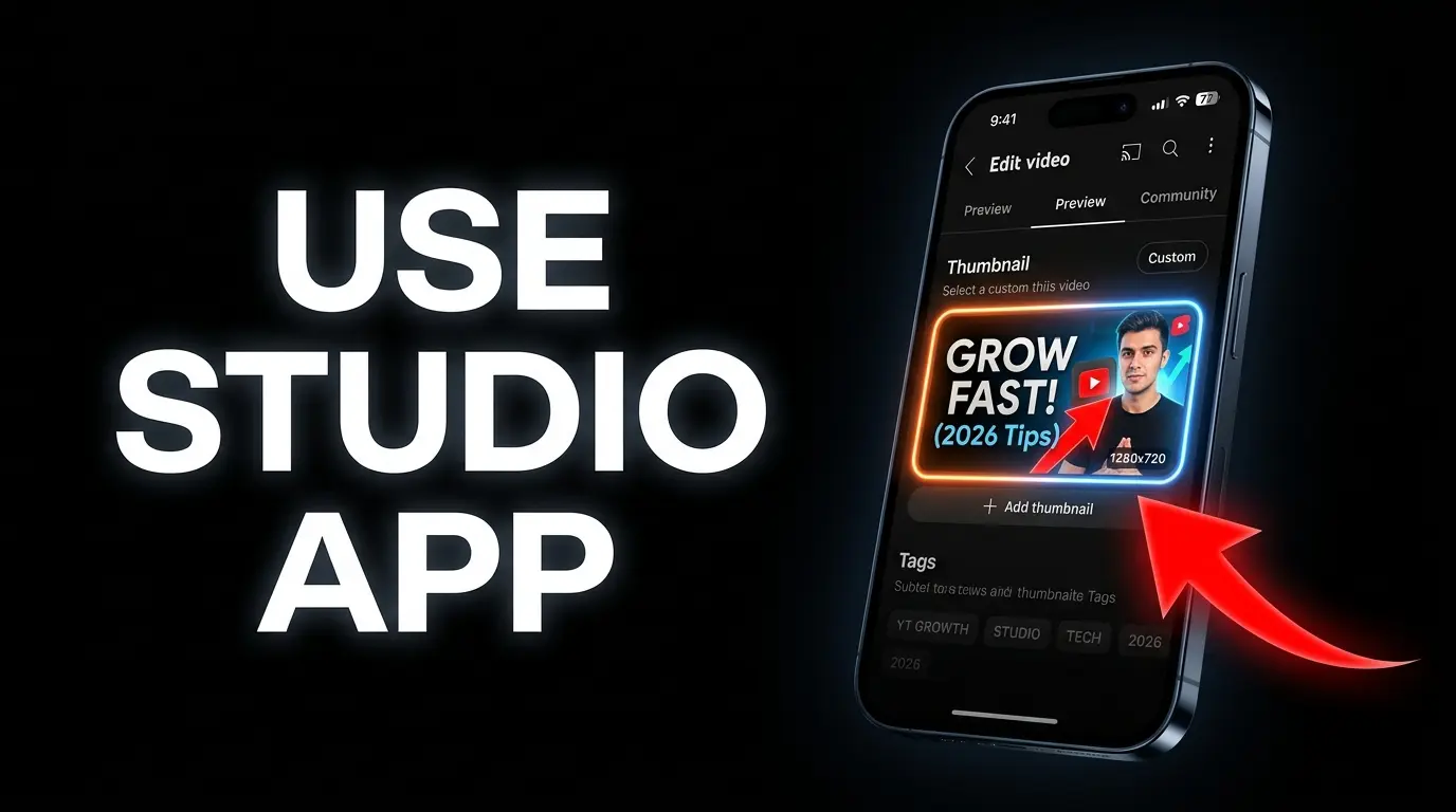 Completing metadata setup in YouTube Studio app