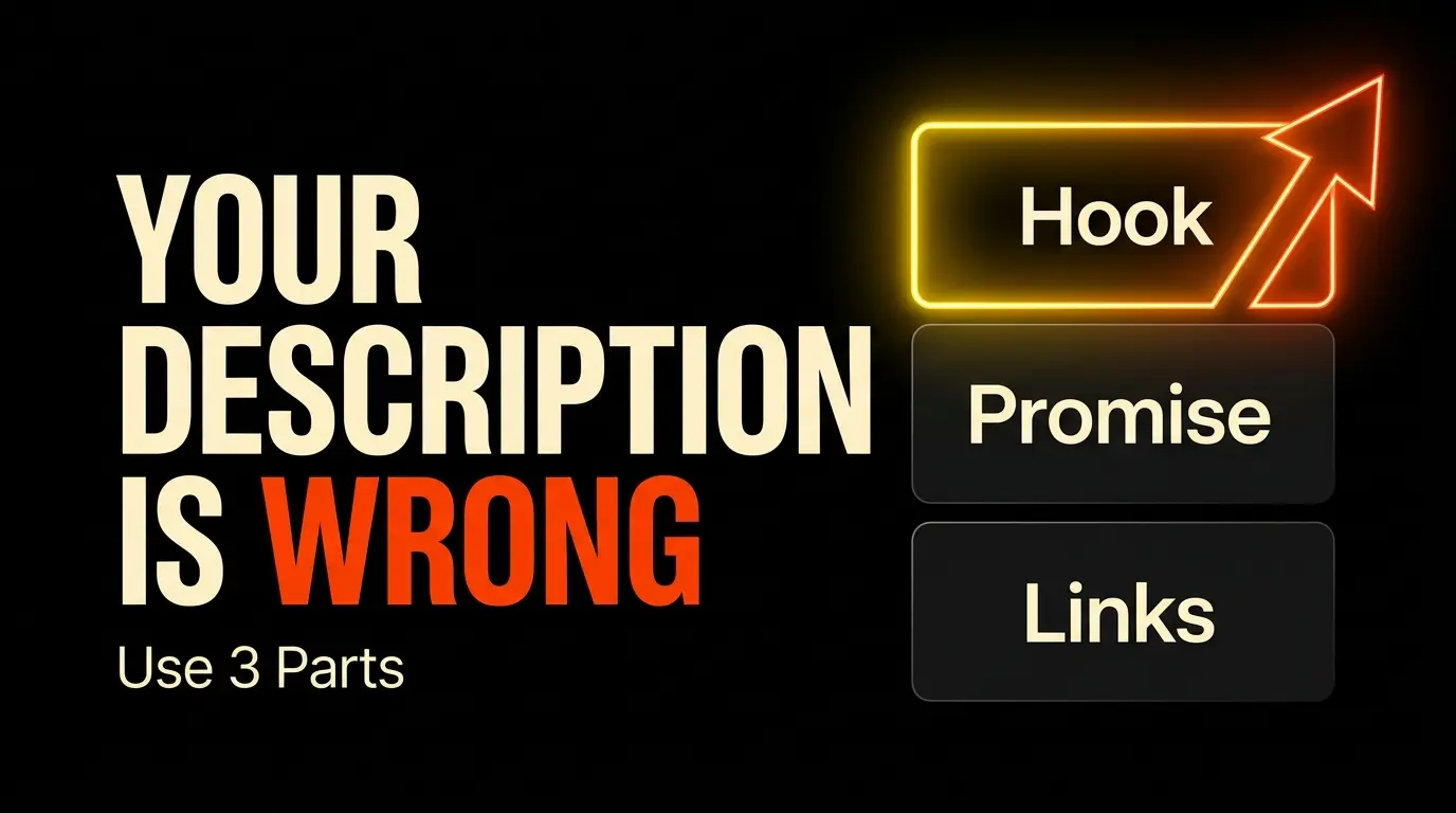Three-part description formula breakdown