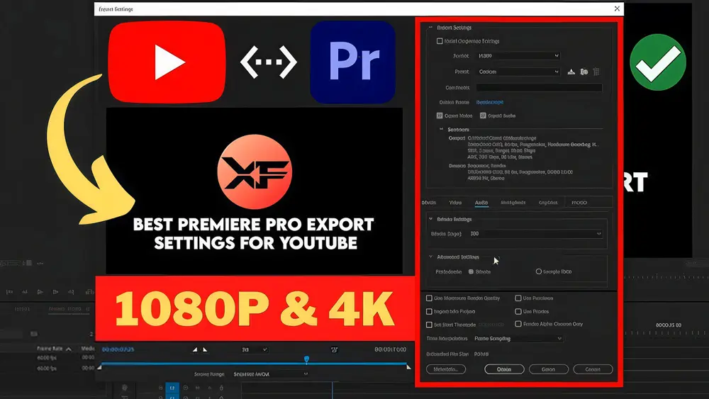 Best rendering and export settings for YouTube 1080p 4k