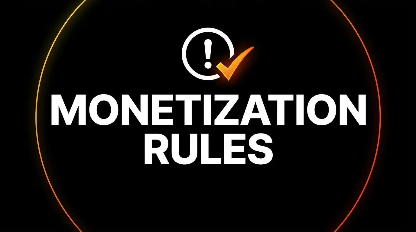 YouTube monetization policies checklist for 2026 approval