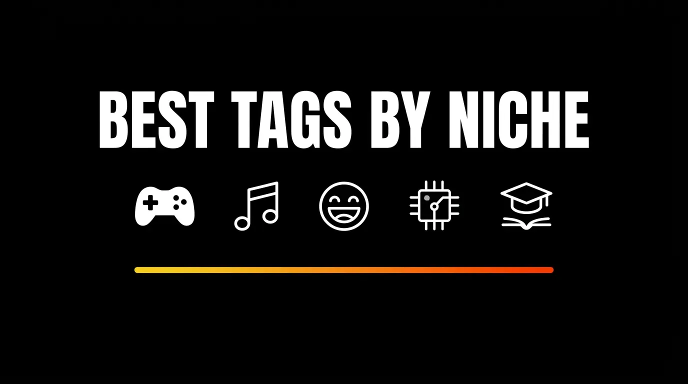 Best YouTube tags organized by niche with the 3-layer strategy