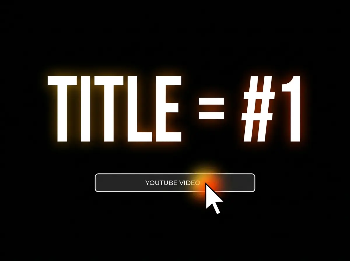 Why YouTube titles are the number one ranking factor for video SEO