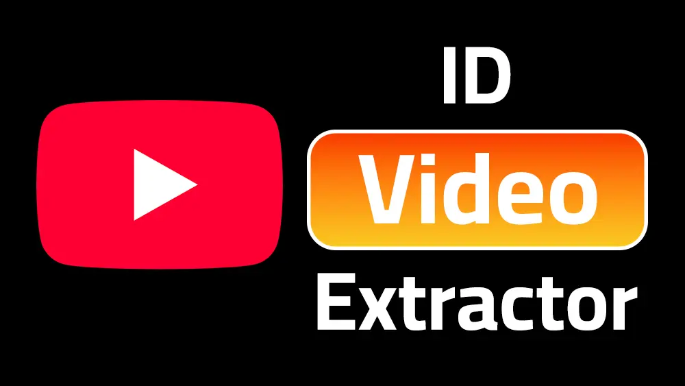 YouTube Video ID Extractor tool showing a URL with the 11-character video ID highlighted in orange