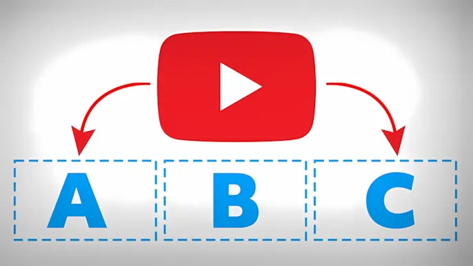 YouTube A/B testing setup