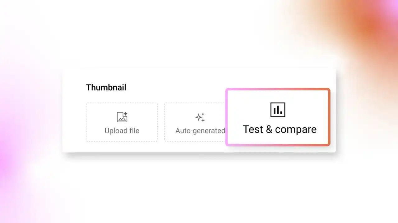 How to access YouTube Test and Compare